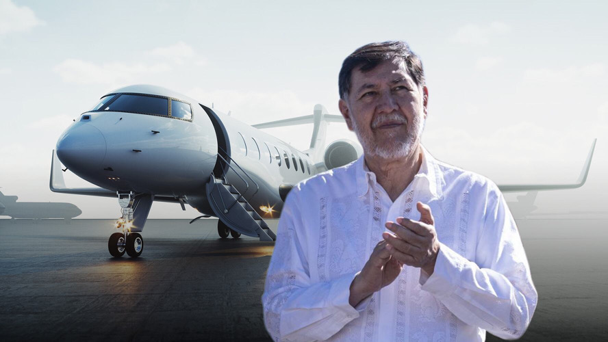 Fernández Noroña admite viaje en jet privado; Salinas Pliego niega haberlo financiado
