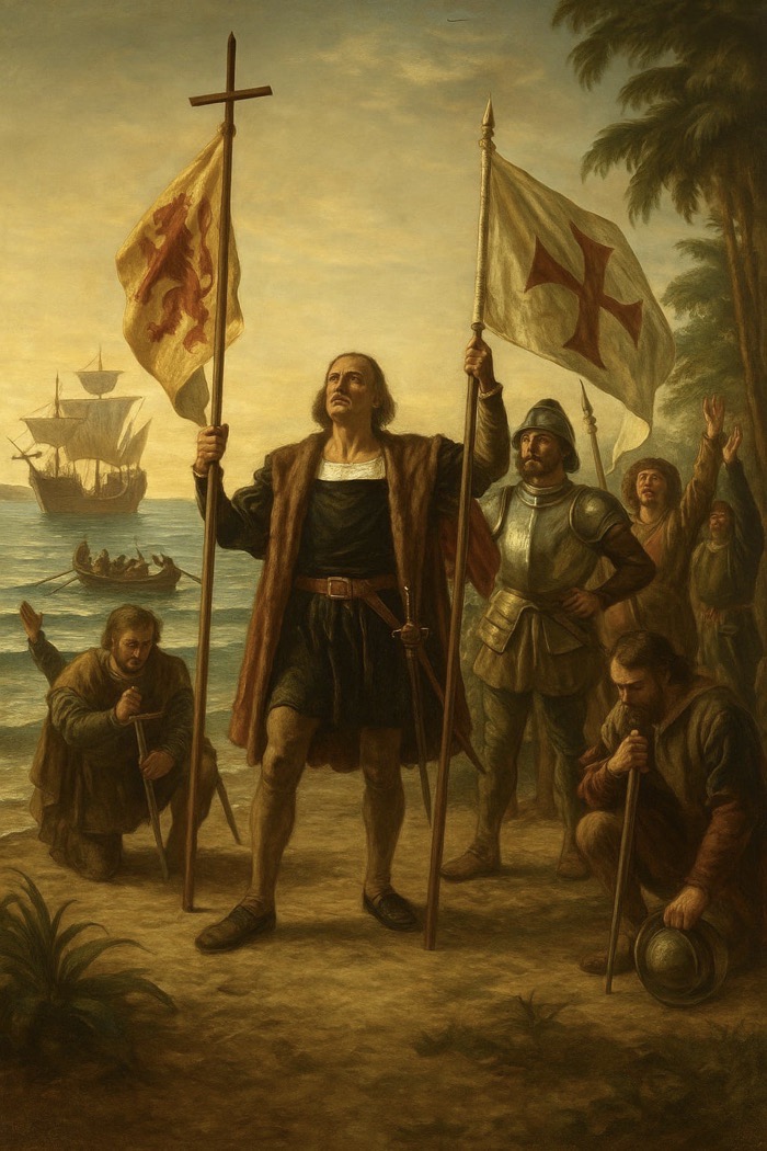 El día que América entró al mundo y el mundo a América / A Estribor