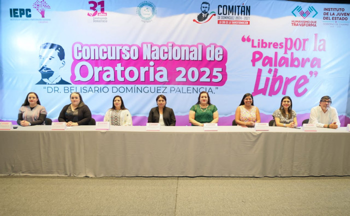 IEPC inaugura en Comitán Concurso Nacional de Oratoria 2025