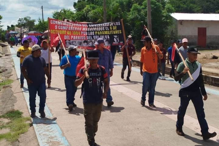 Exigen cumplimiento de acuerdos y justicia por comuneros asesinados en El Roblar en 1984