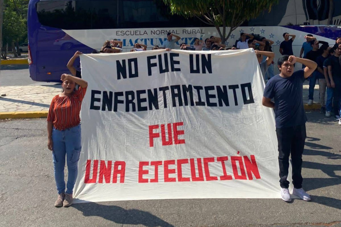 Normalistas exigen avances en investigación por muerte de joven ocurrida el 15 de mayo