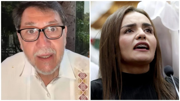 Noroña enfrenta críticas por comentarios hacia la alcaldesa Quiroz, viuda de Manzo