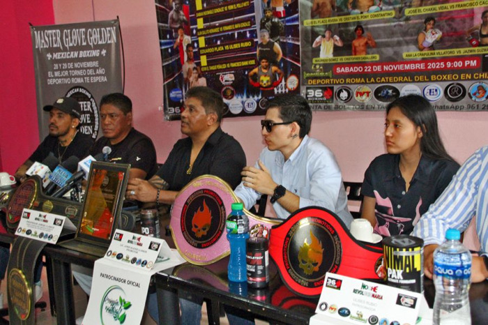 Promotora “360 Boxing Promotions” presentó su cartelera de box “Noche Revolucionaria 2025”
