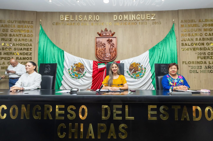 Democracia, justicia y desarrollo social, bases del Parlamento y Constitución Política de Chiapas