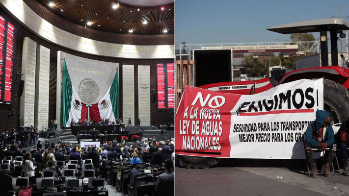 Cámaras avalan nueva Ley de Aguas en medio de protestas y reclamos del sector agrícola