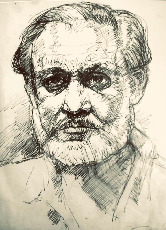 Cuéllar, como obrero de minas