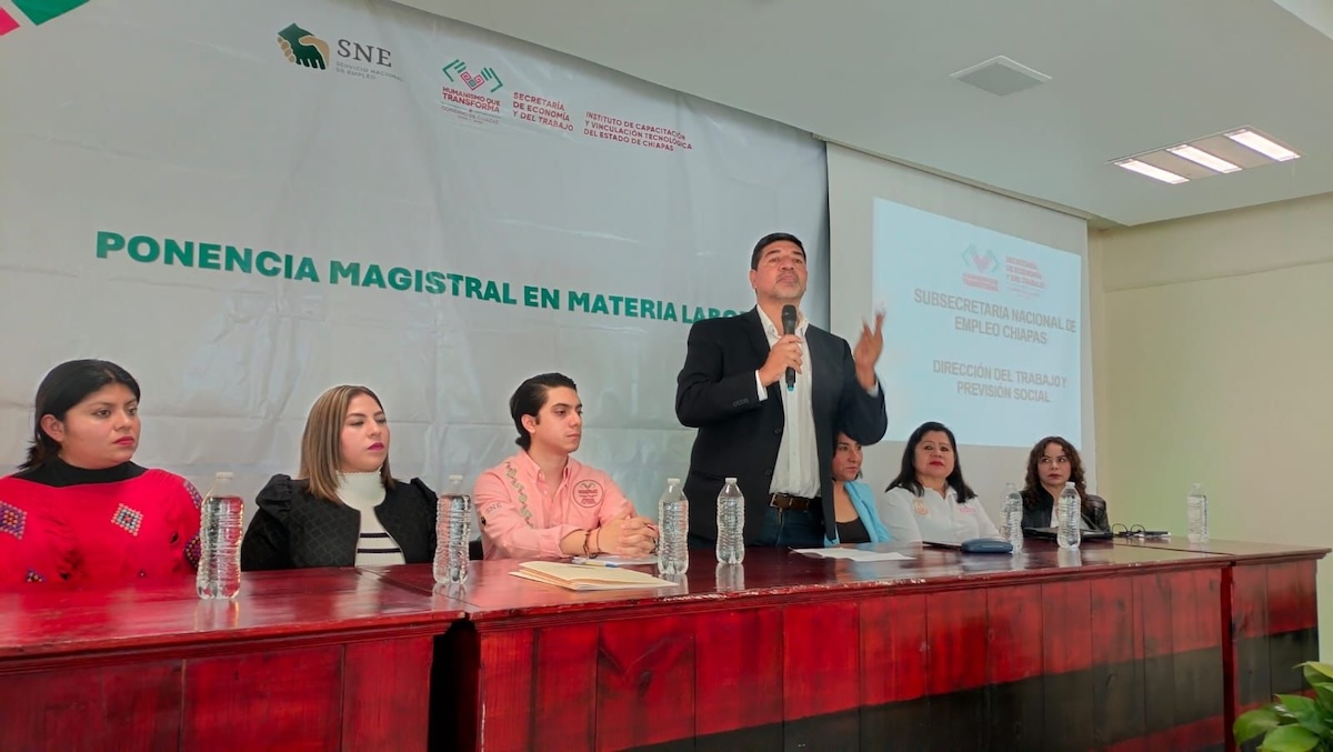 Encabeza Subsecretario del Servicio Nacional de Empleo, Marco Cancino, inicio de ciclo de Ponencias Magistrales en Materia Laboral