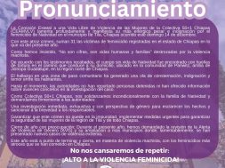 Pronunciamiento Urgente 1