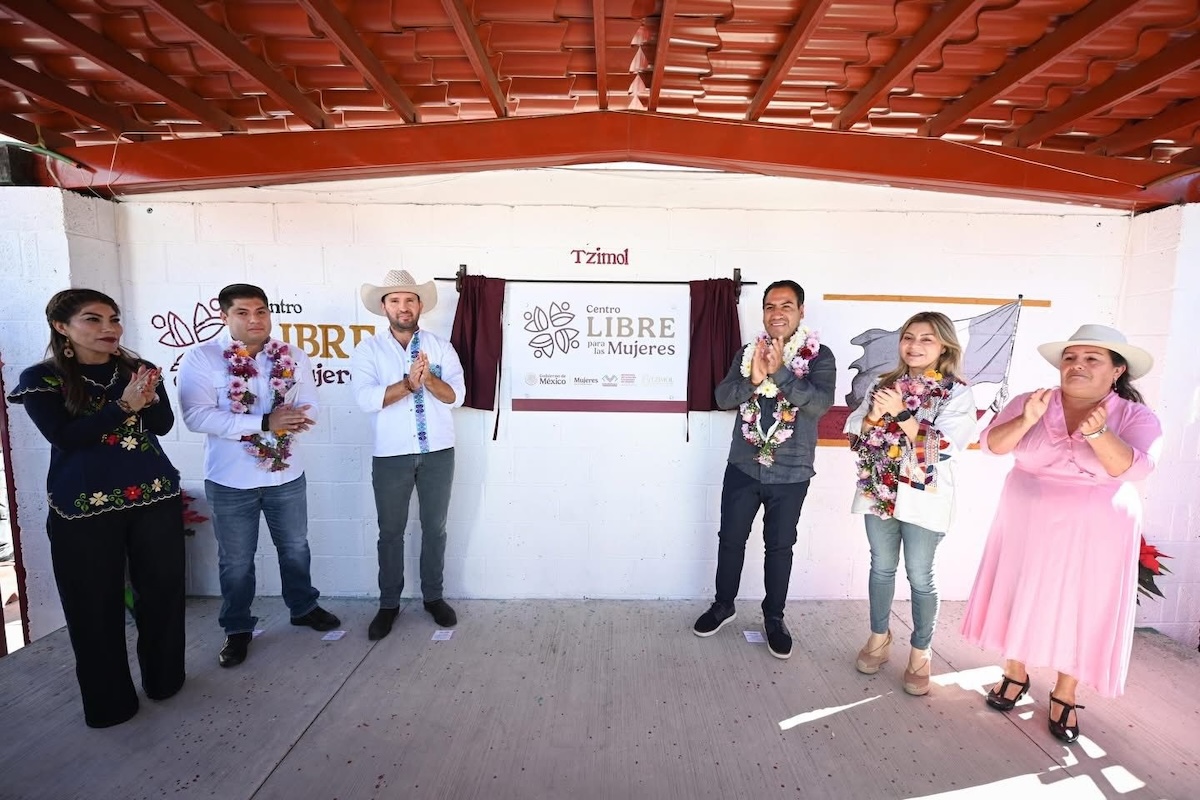 En Tzimol, Eduardo Ramírez inaugura Centro LIBRE y arranca trabajos para proteger Las Tres Tzimoleras