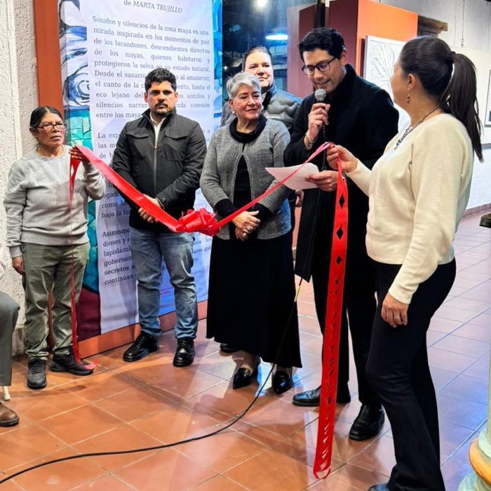 Inauguran exposición pictórica “Sonidos y silencios: una mirada hacia el mundo maya” en SCLC