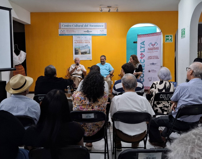 Inauguran agenda literaria 2026 con presentación sobre el origen mítico y geográfico del pueblo maya