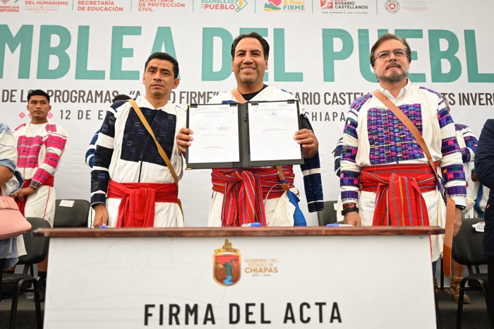 Eduardo Ramírez atestigua Asamblea del Pueblo en San Juan Cancuc y fortalece acciones prioritarias