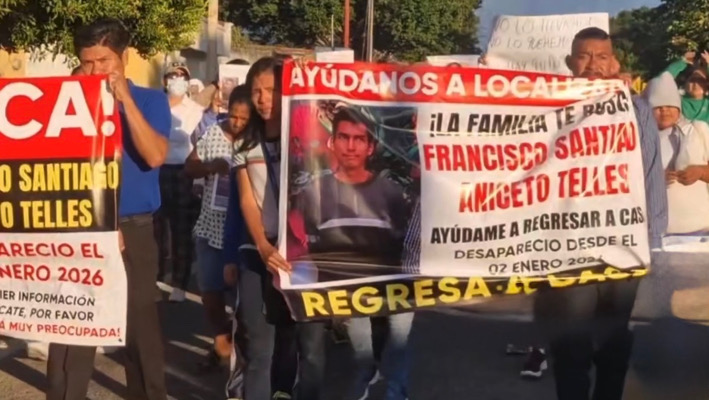 Madre exige apoyo de Fiscalía por desaparición de joven en Arriaga