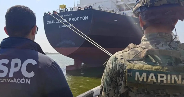 Marina somete a proceso a cuatro elementos por presunto contrabando de combustible