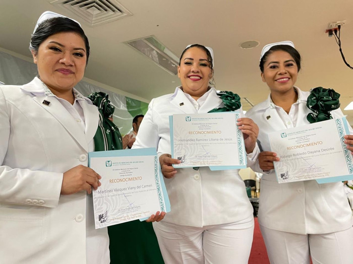 Fortalece IMSS Chiapas atención médica con formación postécnica de Enfermería