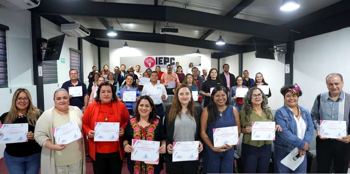 Imparten capacitación en perspectiva de género al personal del IEPC
