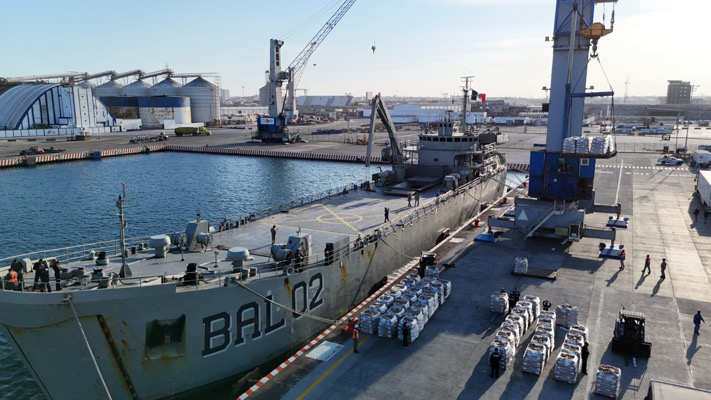 México envía más de 800 toneladas de ayuda humanitaria a Cuba en buques de la Marina