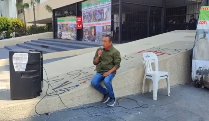 Persisten protestas por caso Óscar Trinidad Carvajal a más de 100 días de su detención