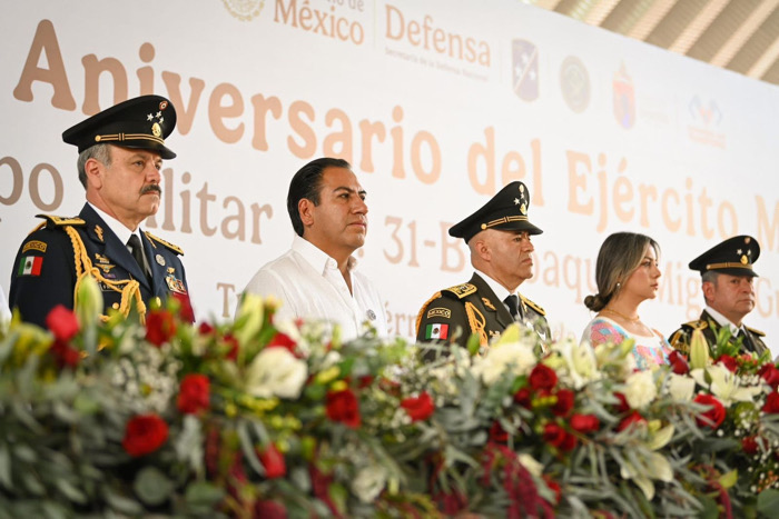 Conmemora Congreso de Chiapas CXIII aniversario del Ejército Mexicano