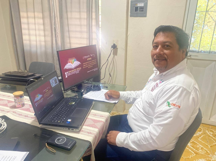 Docentes del Cecytech participan en el 1er Encuentro Virtual Nacional de Pensamiento Matemático