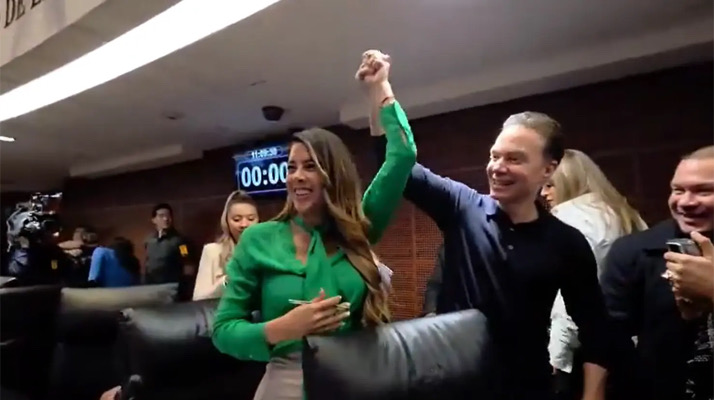 Manuel Velasco perfila a Ruth González como aspirante del PVEM a la gubernatura de SLP