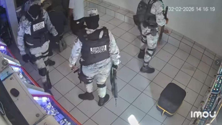 Difunden video que muestra robo de elementos de la Guardia Nacional en Aguascalientes