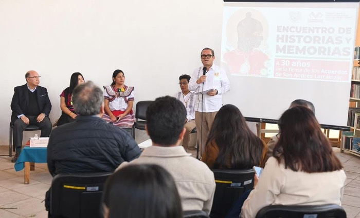 Realiza UNACH el Encuentro de historias y memorias a 30 años de la firma de los Acuerdos de San Andrés Larráinzar