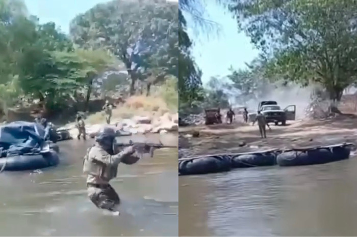 Marina frena ingreso irregular de gasolina en el río Suchiate