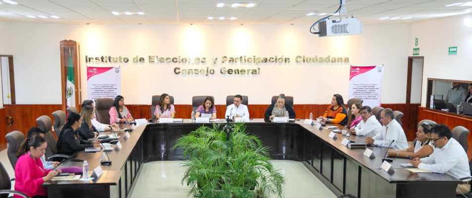 Instalan IEPC y Poder Judicial del Estado mesa de trabajo rumbo a la elección de magistraturas y personas juzgadoras