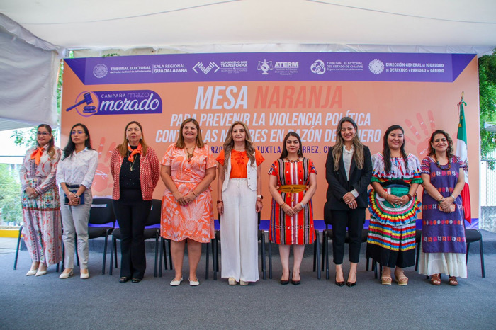 Instalan en Chiapas la Mesa Naranja para prevenir la violencia política contra las mujeres