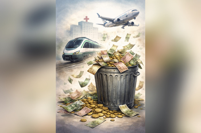 Dinero tirado a la basura / A Estribor