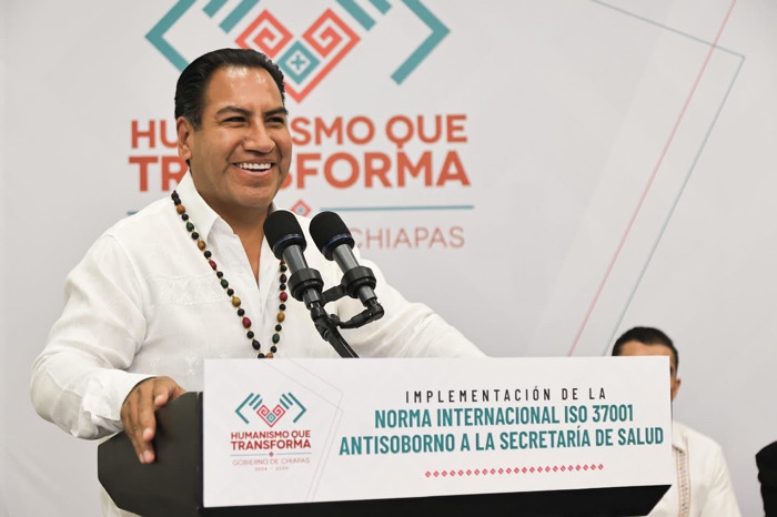 Eduardo Ramírez presenta implementación de la Norma Internacional ISO 37001 Antisoborno en la Secretaría de Salud