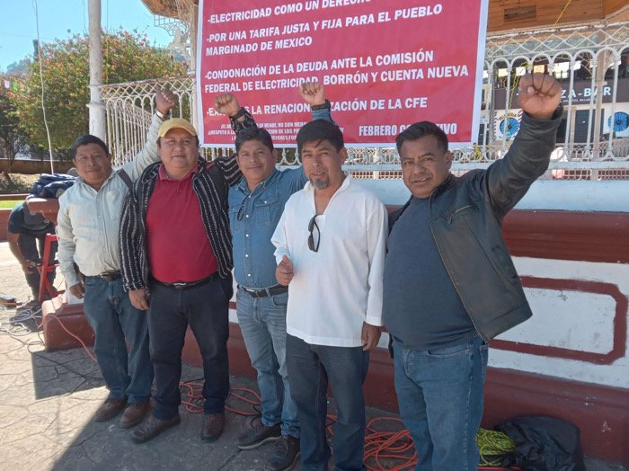 Comunidades indígenas de Huixtán exigen tarifa fija y cancelación de deuda eléctrica