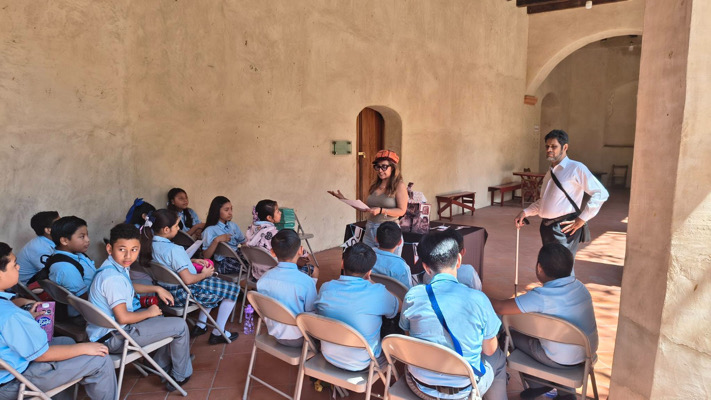 Niñas y niños se acercan a la poesía de Jaime Sabines en Chiapa de Corzo
