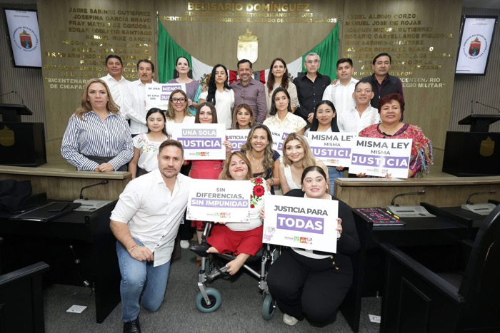 Chiapas aprueba reforma constitucional en materia de feminicidio