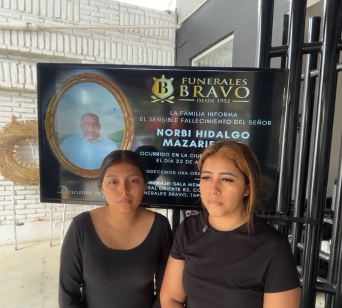 Familiares de chofer asesinado en Tapachula exigen justicia