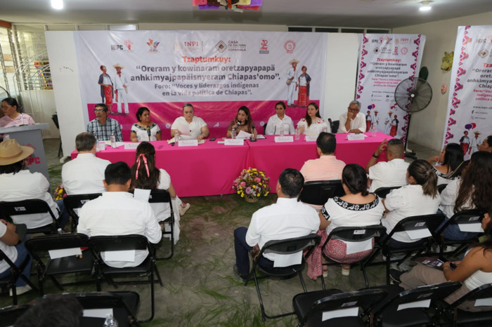 Realiza IEPC foro para fortalecer la participación política de personas de la región Zoque-Tsotsil