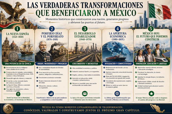 Las verdaderas transformaciones de México / A Estribor