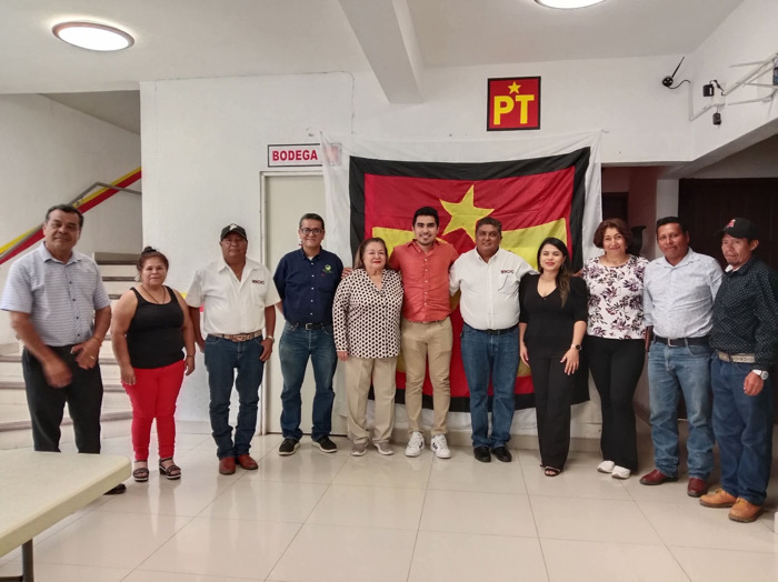 El PT ratifica a Benjamin Ponce como coordinador municipal en Mapastepec