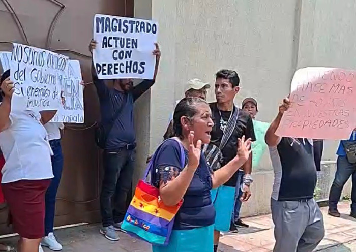 Protestan en Tapachula por conflicto agrario con comunidad de Motozintla