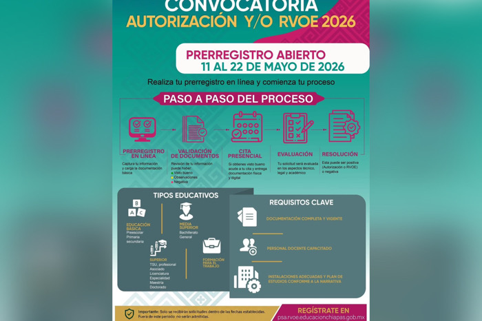 Fortalecen certeza académica con proceso digital de RVOE 2026