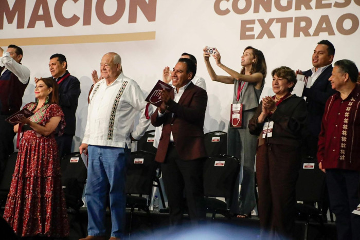 Eduardo Ramírez refrenda compromiso con la unidad en el Congreso Nacional de Morena