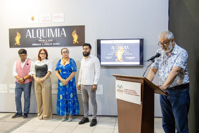 “Alquimia, pasión y color” honra el legado artístico de Rodolfo Disner en Tuxtla Gutiérrez