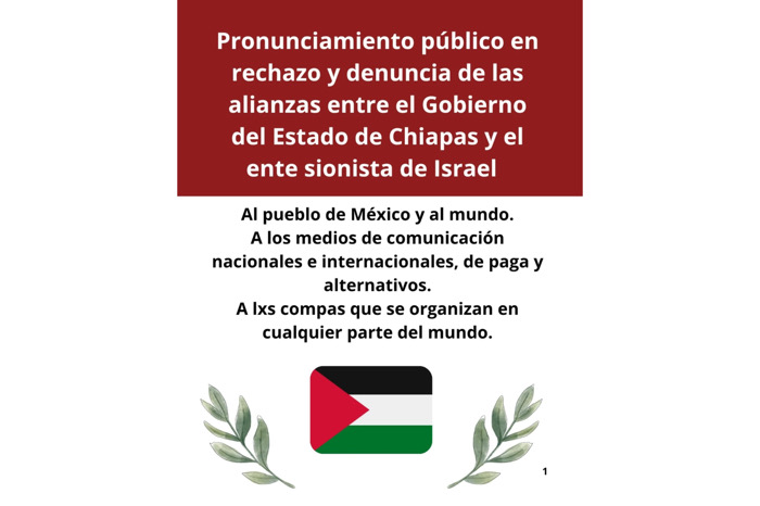 Exigen poner fin a cooperación en seguridad con gobierno de Israel
