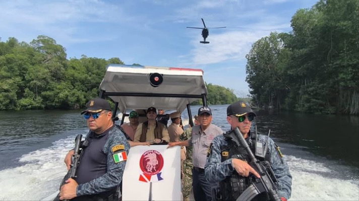 Unidad de Reacción Anfibia Pakal protege y cuida a la población local y visitantes en Chiapas: SSP