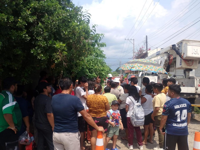 Persisten fallas eléctricas en Tapachula; habitantes exigen solución a CFE