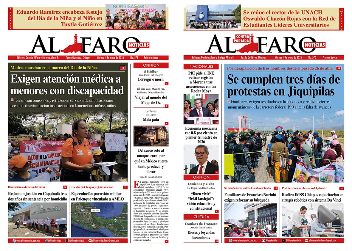 Diario viernes 1 de mayo 2026