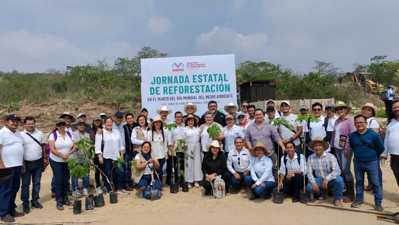 Municipios de Chiapas se unen por la restauración ambiental con Jornada Simultánea de Reforestación
