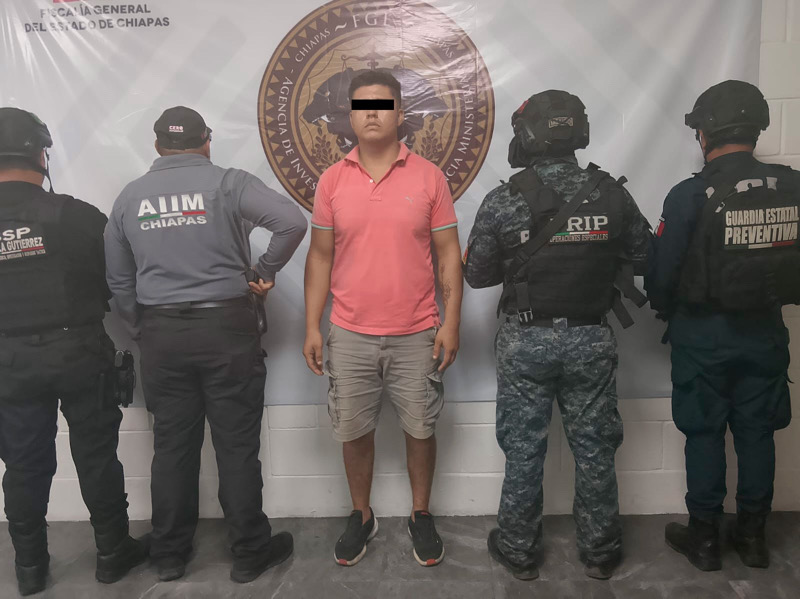 FGE localiza y detiene a presunto responsable de feminicidio en Tonalá