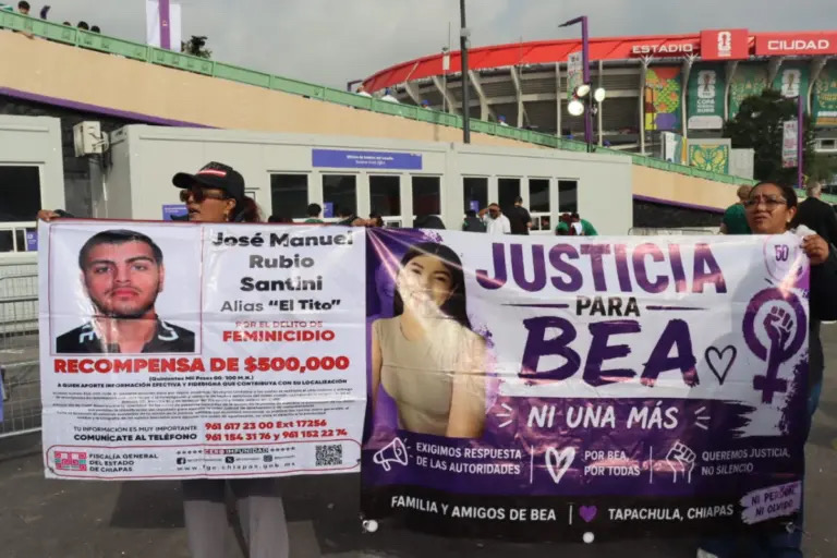 Caso Beany llega al Mundial; exigen captura del feminicida
